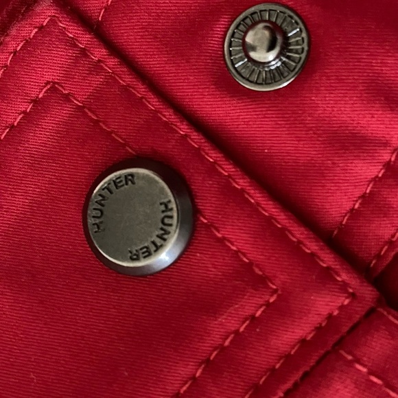 NWOT Hunter Ladies Water Resistant Cotton Smock Rain Jacket, Red Size XXL - Picture 5 of 9